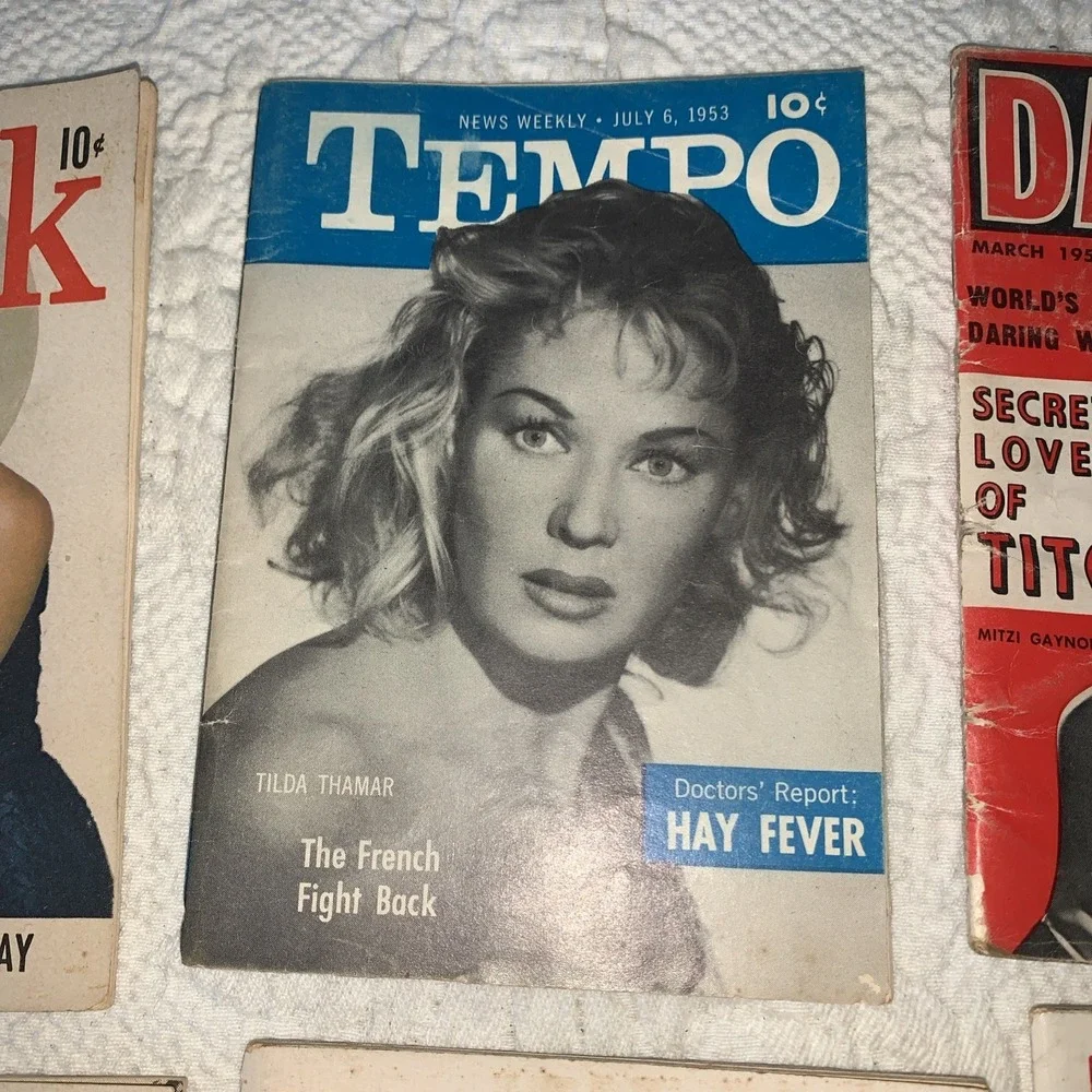 Quick Date Focus People Today Magazines‎ Lot 8 Issues 1951-1953 Mini Magazines